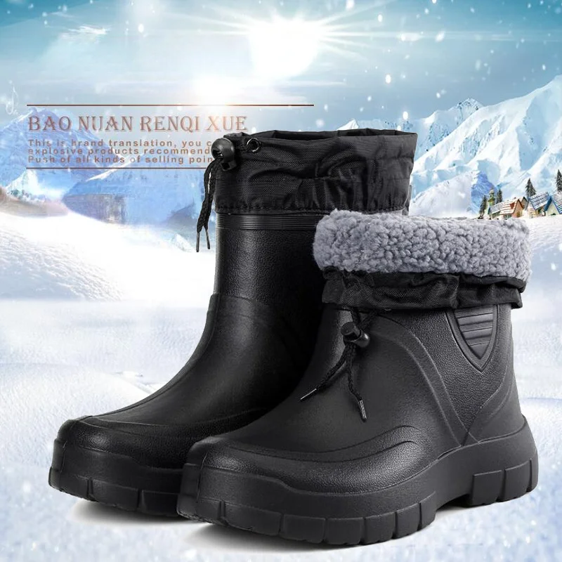 Boots Lightweight Winter Shoes For Men Snow Boots Waterproof