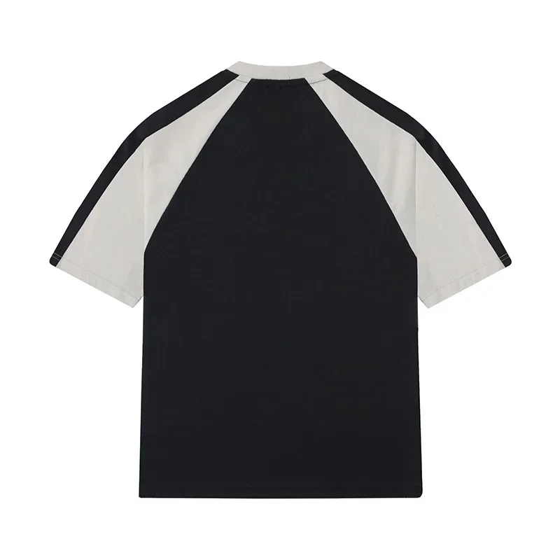 Лето 2024 новинка винтажные футболки с короткими рукавами мужские и женские в