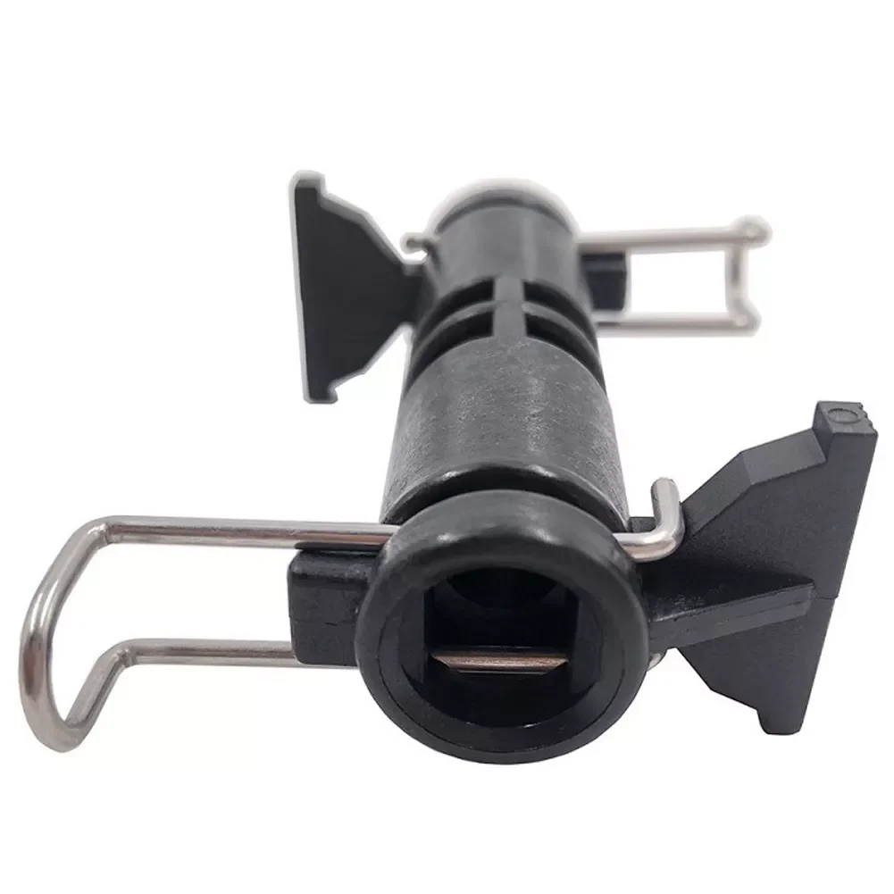 

Black Stable Double End High Pressure Washer Lightweight Extension Hose Connector Replacement Parts Fit