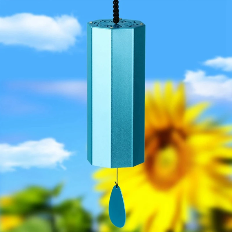 

1 шт. медитационный аккорд Windchime Windbell, музыкальный инструмент для улицы, сада, патио, украшение для дома, медитация (синий)