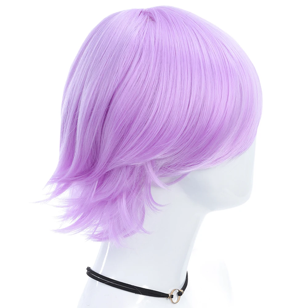 Синтетический короткий парик для косплея пушистые прямые синтетические волосы