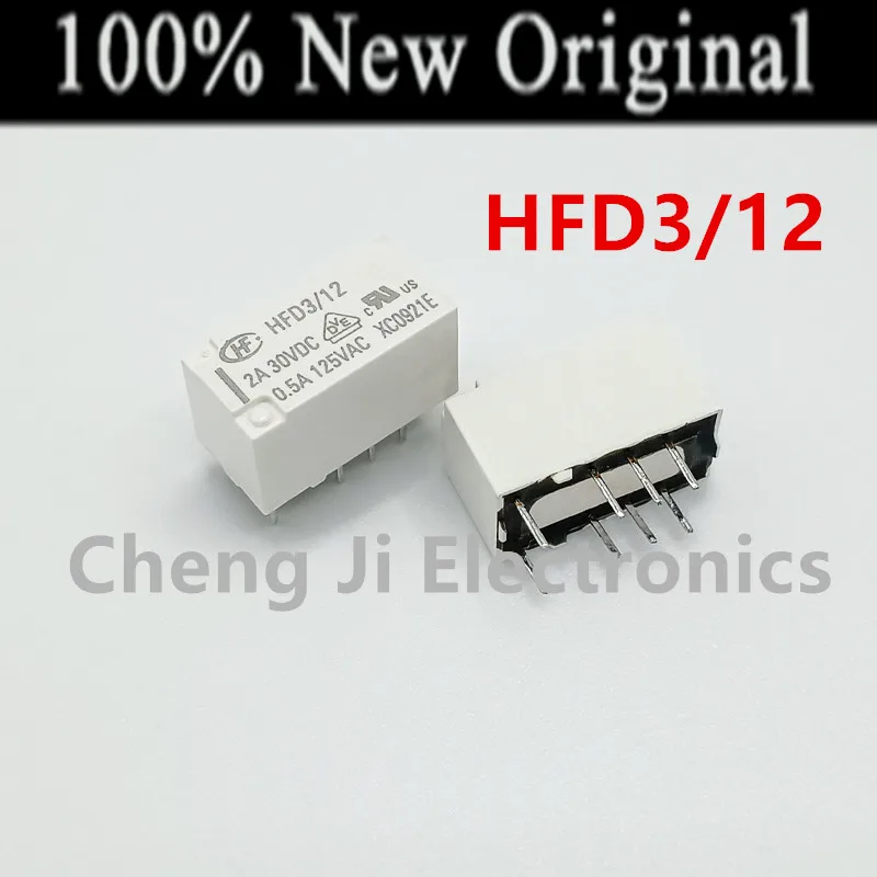 10 шт./партия HFD3/3 HFD3/5 HFD3/12 HFD3/24 DIP-8 2A новое оригинальное маленькое реле сигнала 5 в
