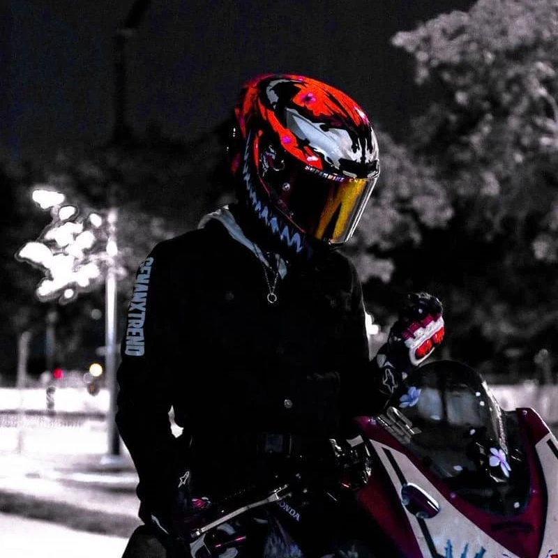 Сертификация KYT ECE DOT Мотоциклетный шлем Полнолицевой высокой плотности ABS с