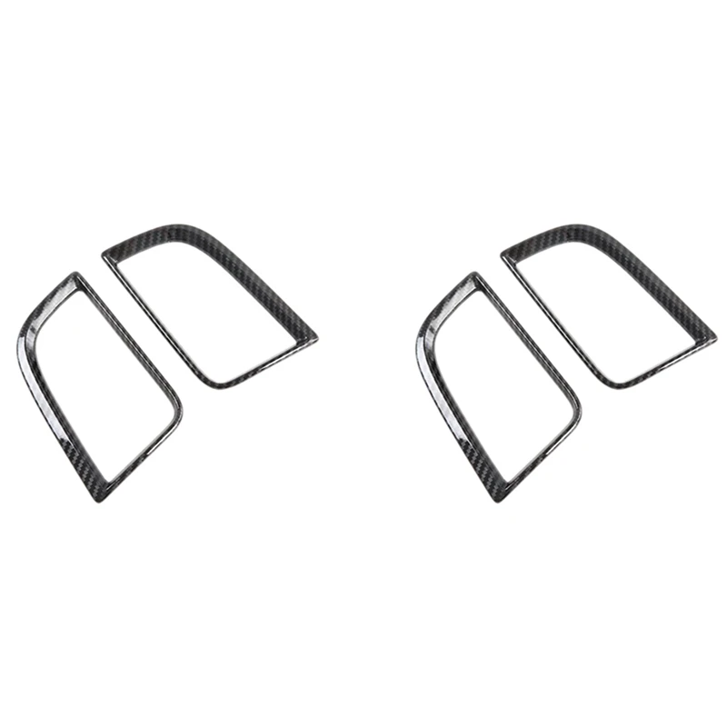 

For Mitsubishi Pajero Sport 2020 2PC Carbon Fiber ABS Car Air Conditioning Vent Outlet Cover Trim Car Styling