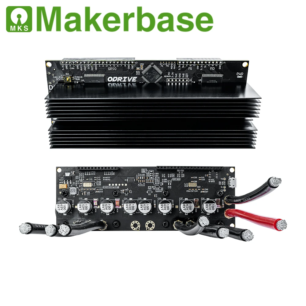 MAKERBASE ODRIVE3.6 56V С МКС X2212 МОТОР FOC BLDC AGV СЕРВО ДУАЛЬНАЯ КОНТРОЛЛЕРНАЯ ПЛАТА ODRIVE 3.6 ON