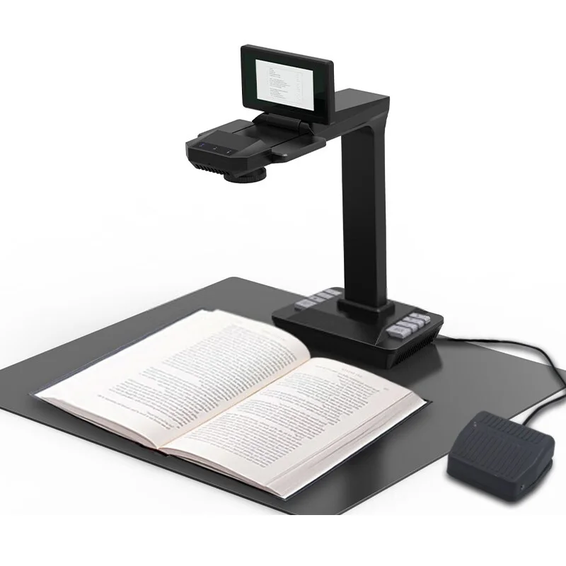 

Support offline stock files china document camera 20MP OCR High Speed Book Scanne A3 Document Scanne with 5 inch LCD monitor