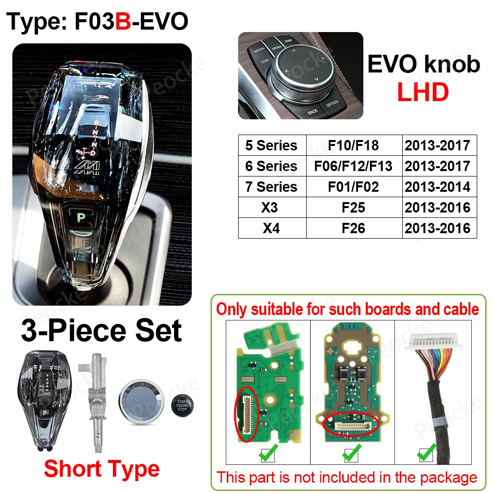 

Кристаллическая ручка переключения передач короткого типа для BMW G30 G32 G01 G08 G11 G12 i8 F01 F10 F20 F30 F32 F25 F26 F15 F16 X5 X6