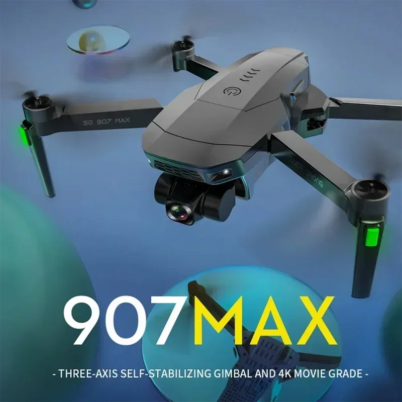

SG907 MAX Drone RC GPS Professional Brushless Quadcopter 4K HD Camera 3-axis Gimbal 5G WIFI FPV Optical Flow Positioning Dron