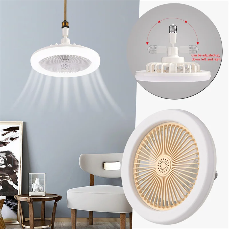 

Chandelier Control Electric Fan Ceiling Lamp And With Led Remote Silent Cooling Lamp Room For Light Fan Decor Home