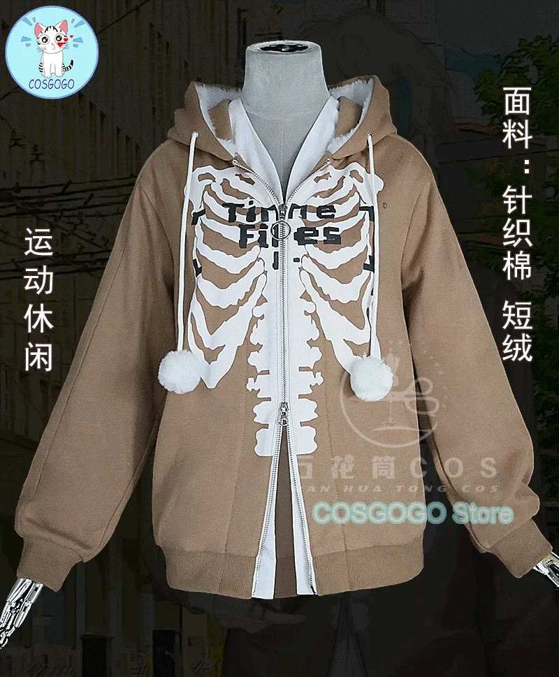 COSGOGO VTuber VirtuaReal AZA Косплей Костюм Хэллоуин Игра NIJISANJI Повседневная одежда Одежда