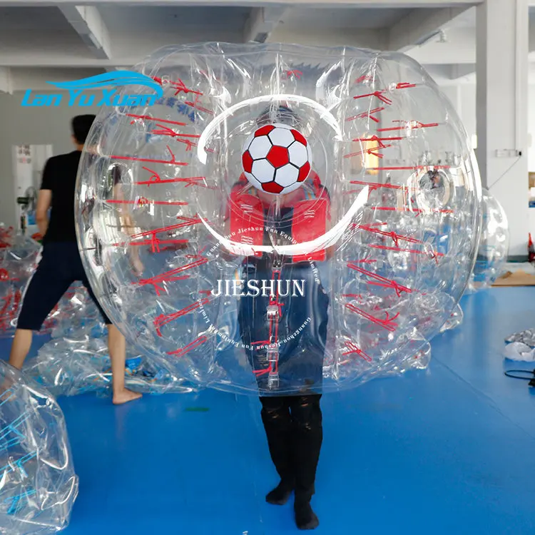

High Quality Bubble Soccer Balls TPU Bumper Inflatable Toy PVC / TPU Custom Logo Printed Bubble Zorb 1 Pc GZFE-BB-57EN71/CE