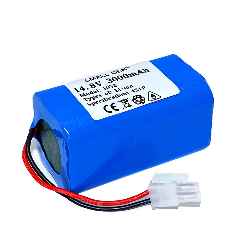 HG2 18650 14 8 V 3Ah 4S1P перезаряжаемая литиевая аккумуляторная батарея робот-пылесос для