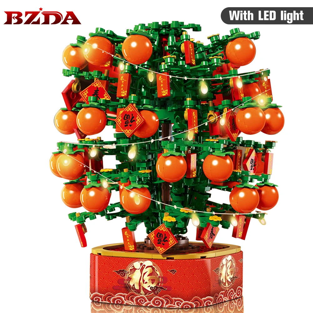 Китайский Новый год благословение апельсиновое дерево свет орнамент