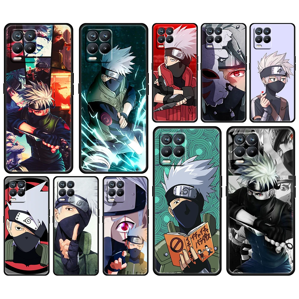 

Kakashi Naruto Anime For OPPO Realme GT Neo Master Edition 9i 8 8i 7 Pro C21S Narzo 30 5G Funda Soft Black Phone Case Cover Capa