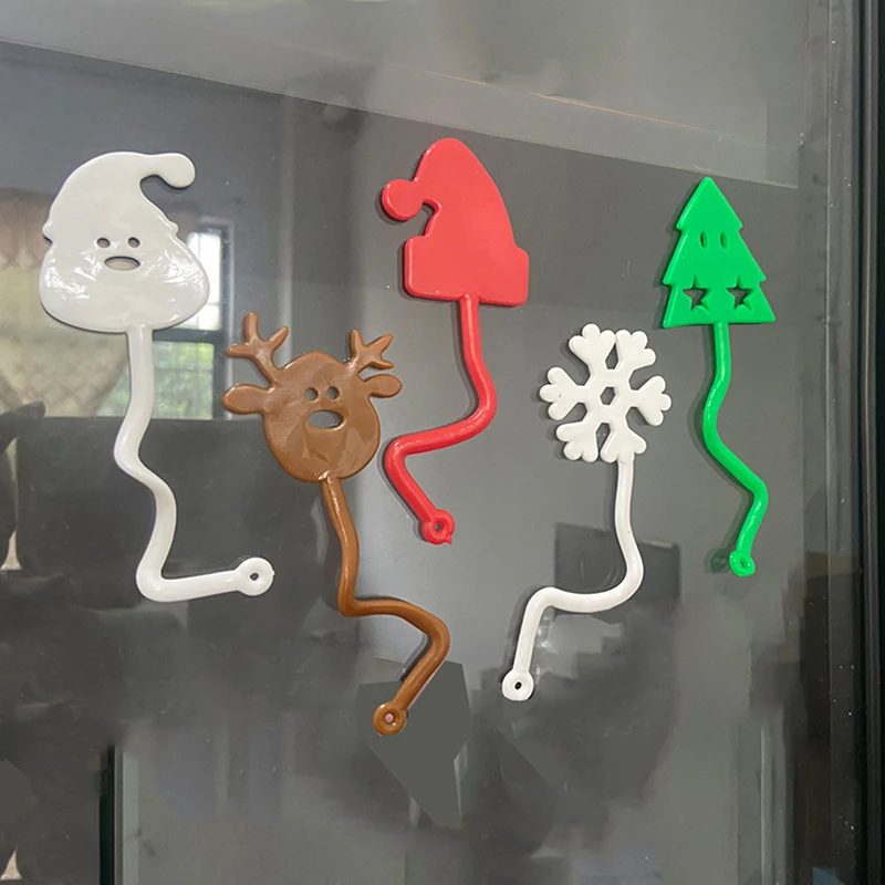 5 шт. забавная детская рождественская вечеринка мини-липкая елка лось олень
