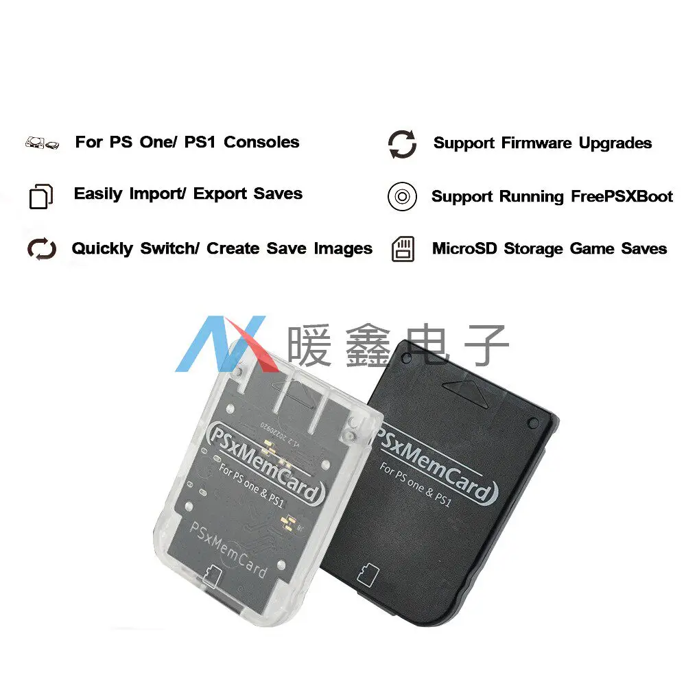 Фото Карта памяти PSxMemCard для PS1, PS ONE, Raspberry Pi с чипом RP2040, аксессуар для ретро-игр, замена №3