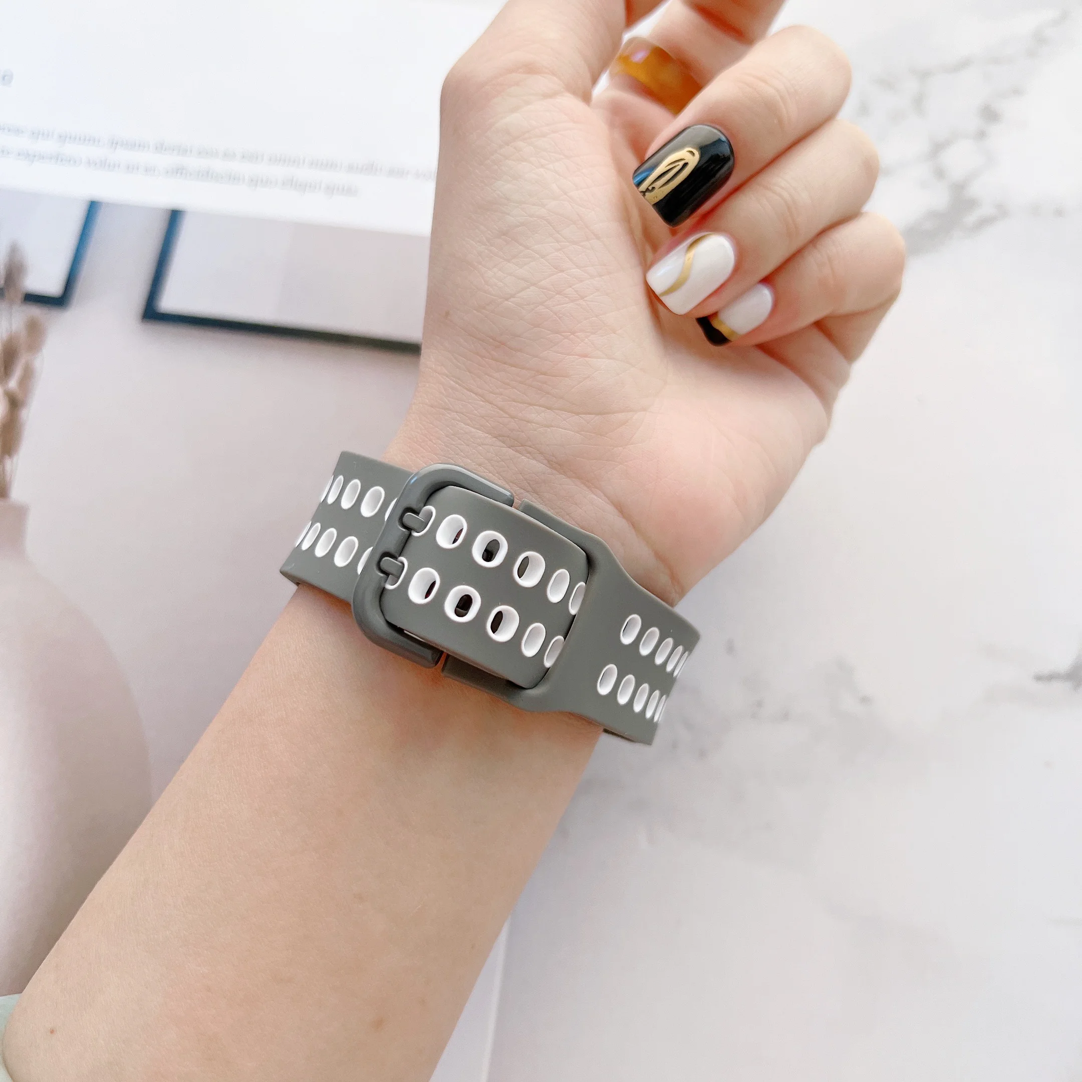 20mm Silicone Strap for Samsung Galaxy watch series 4 Classic 46mm 42mm 5 pro 45mm Silicone bracelet Galaxy Watch 5/4 44mm 40mm