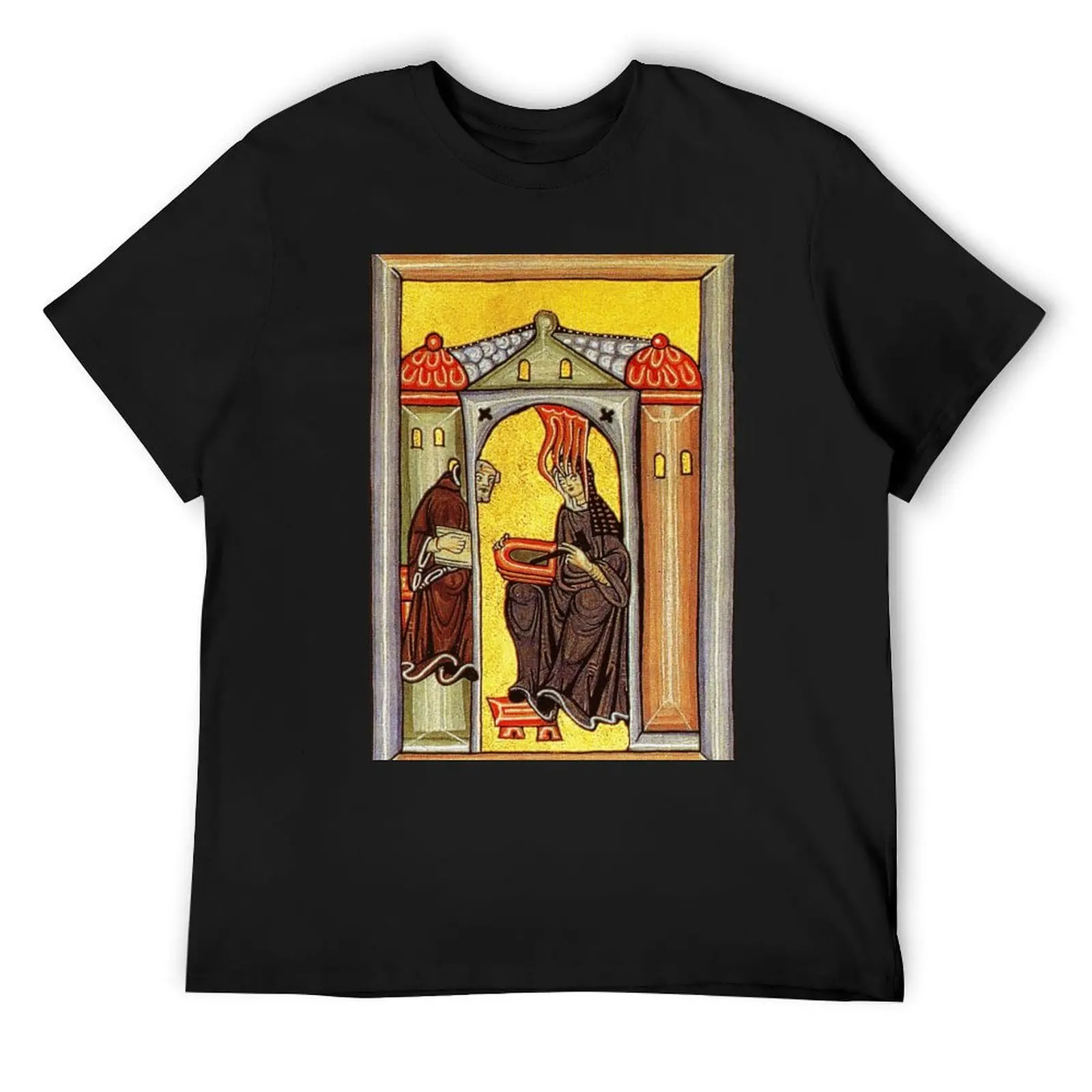 Освещение от Liber Scivias (Hildegard von Bingen) Футболка эстетическая одежда мужская