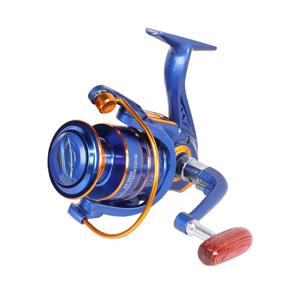 

5.2:1 Gear Ratio Fishing Reel Folding Handle Strong Braking Force Fishing Wheel Stainless Steel Bearings Aluminium Alloy