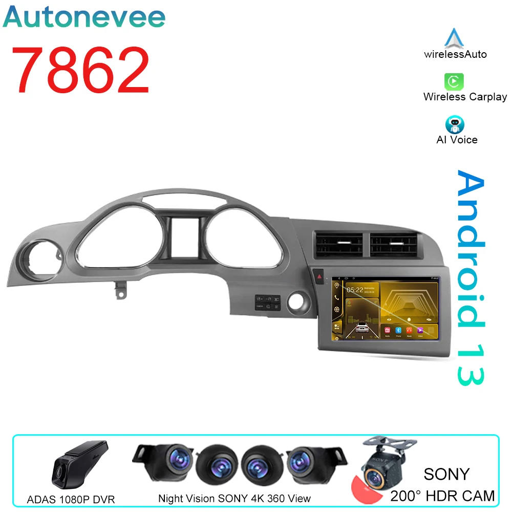 

For Audi A6 C6 2004 - 2011 S6 3 2006 - 2011 RS6 2 2007 - 2012 Car Radio IPS GPS Navigation Multimedia Stereo Carplay No 2din DVD