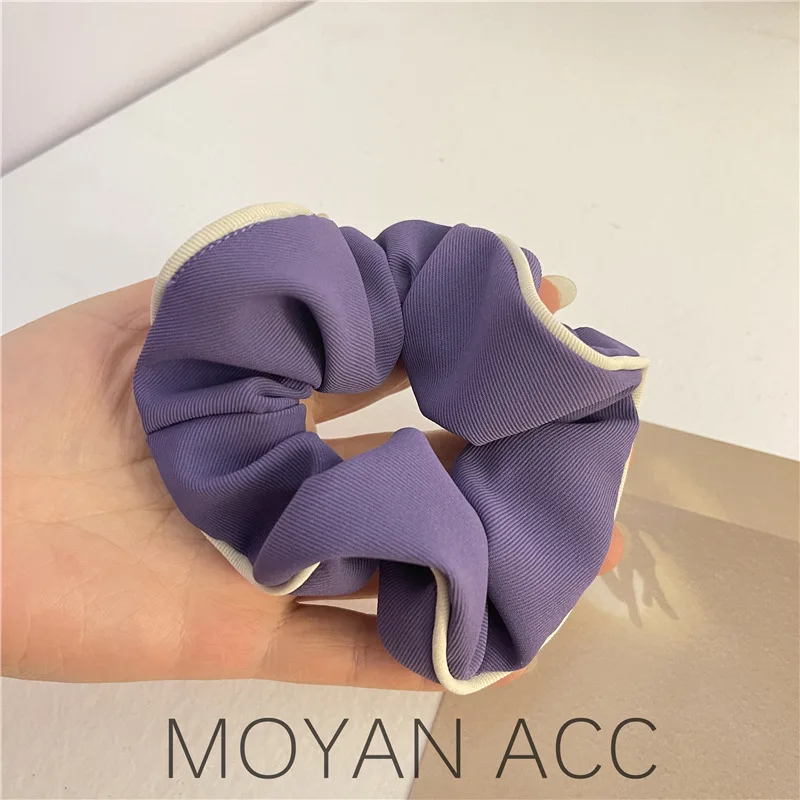 

New Warm Soft Hair Scrunchies Furry Elastic Hair Band Women Girls Ponytail Holder Hair Rubber Band Hair Ties Hair Accessories