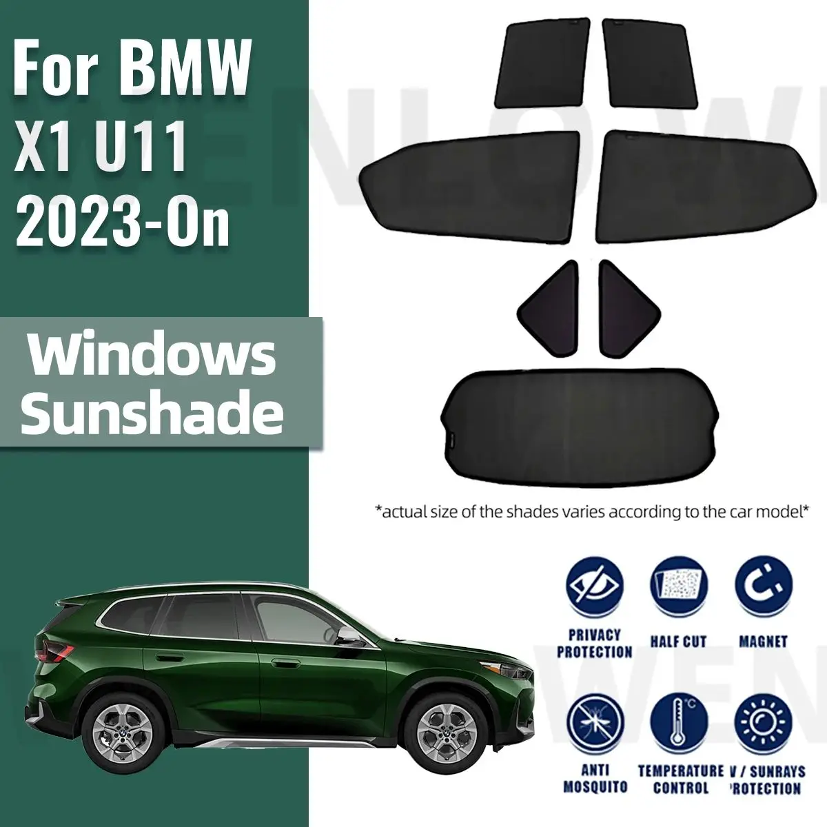 Солнцезащитный козырек для BMW X1 U11 IX1 2023 2024