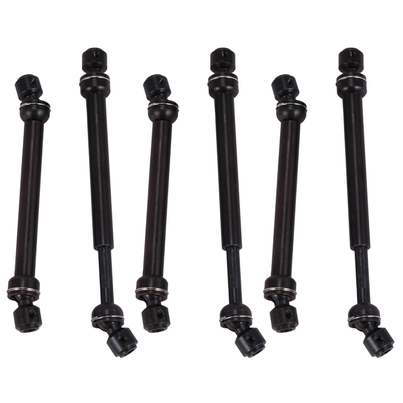 

6Pcs 112mm-152mm Heavy Duty Metal Steel Cvd Drive Shaft for Axial Scx10 90046 Rc4Wd Wraith Rc Crawler Car Hop Up Parts