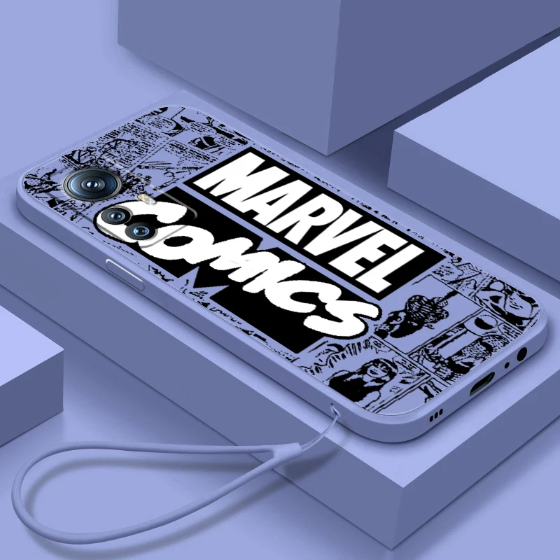 

Phone Case For Xiaomi Mi 13 12S 12 12X 12T 11i 11T 11 10 10S 10T Pro Lite Ultra 5G Avengers Logo Marvel Comics Liquid Rope