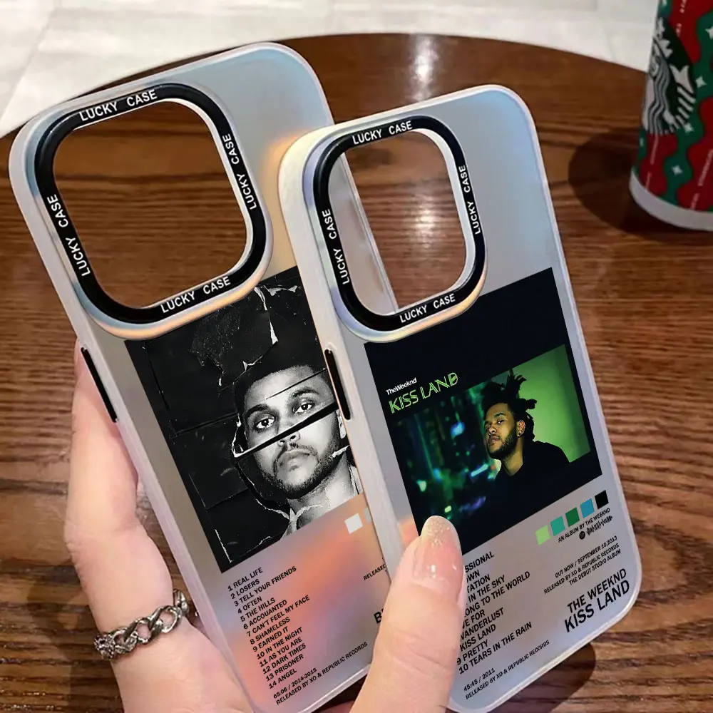 Минималистичный постер Weeknd чехол для телефона iPhone 15 14 13 12 11 Pro Max X XR XSMax 7 8 Plus