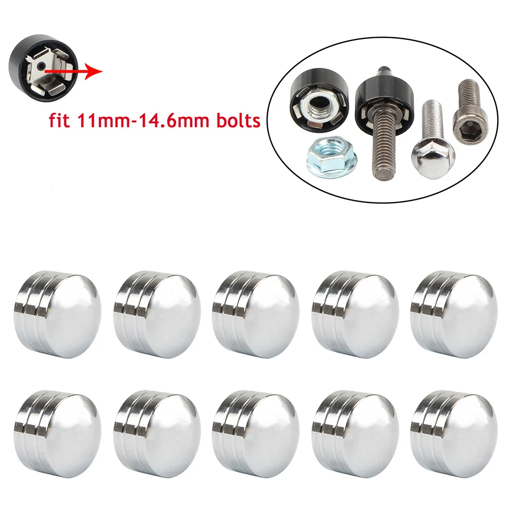 

Чехлы на болты мотоцикла, колпачки на головку для Harley Twin Cam Dyna Softail Fat Bob Touring Road King Sportster XL, алюминиевый хром