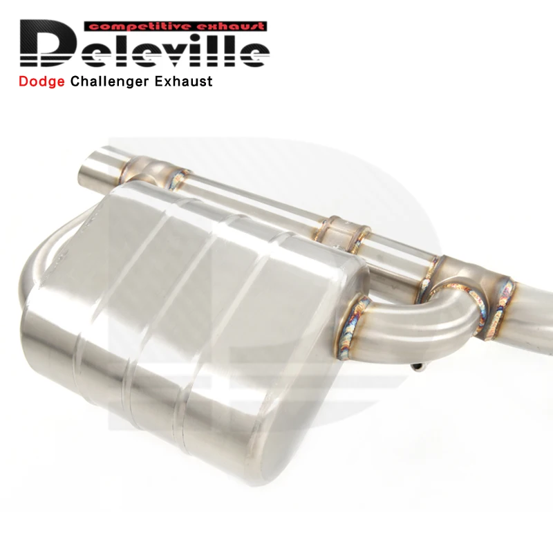 Фото Выхлопная система Catback для Dodge Challenger 3.6L 2015-2022, нержавеющая сталь, улучшенная производительность №5