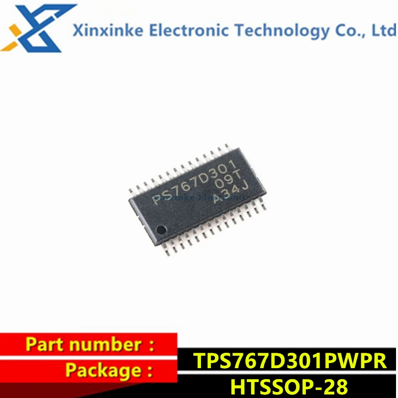 

TPS767D301PWPR HTSSOP-28 Dual-channel Low-dropout Voltage Regulator Chip