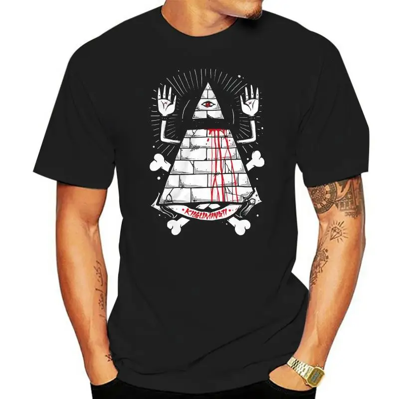 

Killuminati T Shirt Pyramid Triangle Eye 2Pac Masons Symbol Nwo World Goverment