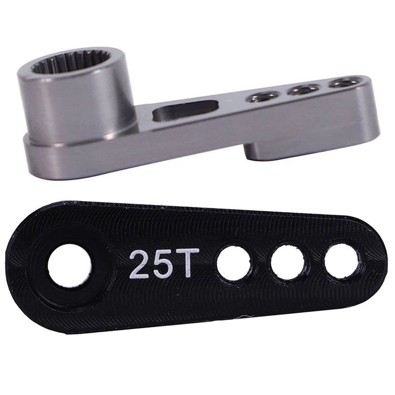 

28.5Mm 25T Teeth Tooth Steering Half Servo Arm Horn With 1Pcs 25T Servo Arm Horn For Wltoys A949 A959-B K929 RC Car