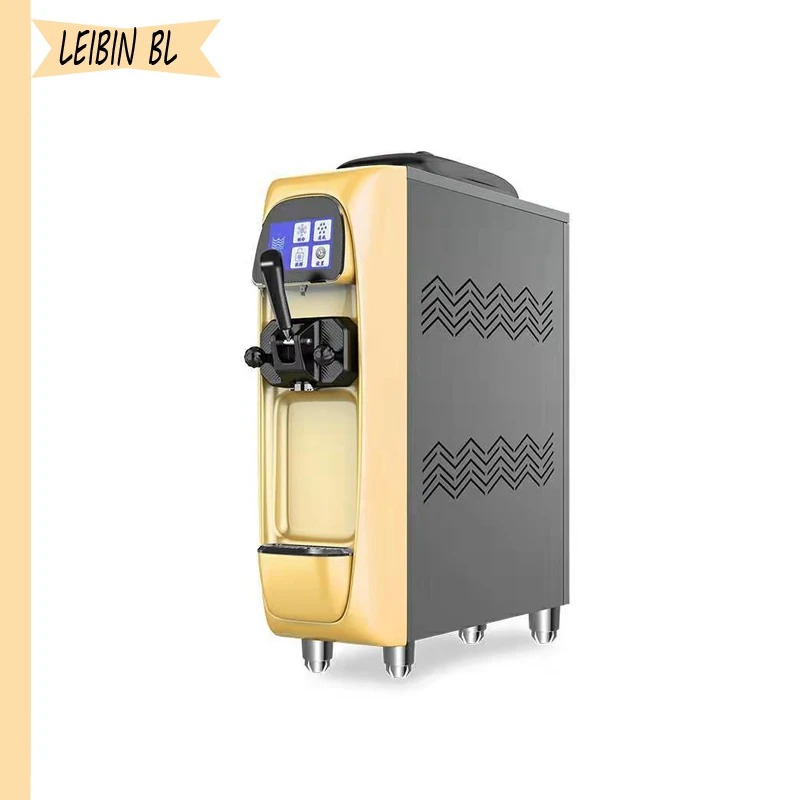 

16-22L/H Single-Flavor Soft Ice Cream Machine Commercial Electric Desktop