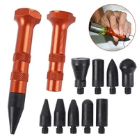 car body repair knockdown pen with 9 pen heads rubber paintless pdr tools dent removal tap down pens hand repair tool