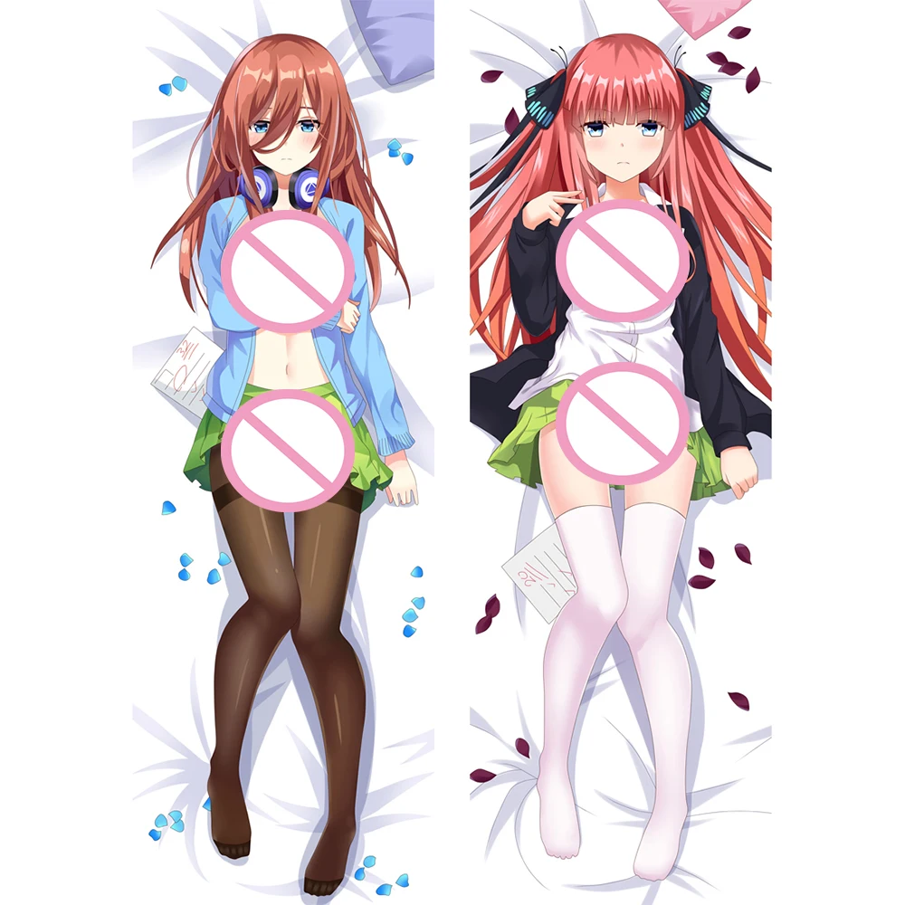 

The Quintessential Quintuplets Dakimakura 2 Side Pillowcase Decorative Pillows for Bedding Anime Cushions Cover Pillow Case