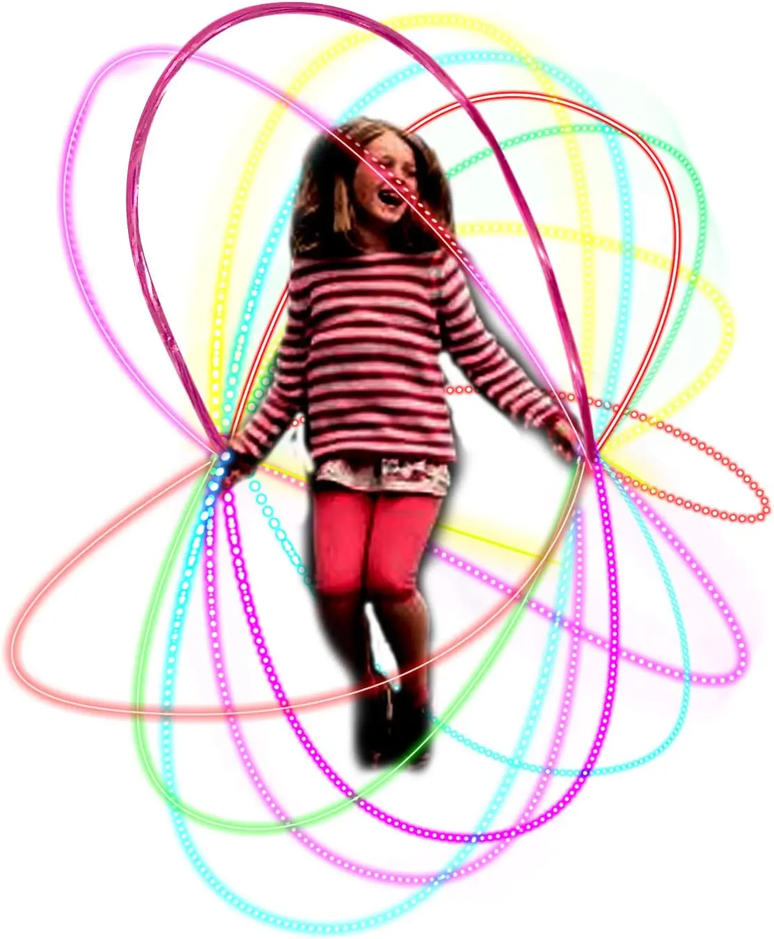 

Детские скакалки со светодиодсветильник кой, 2 упаковки