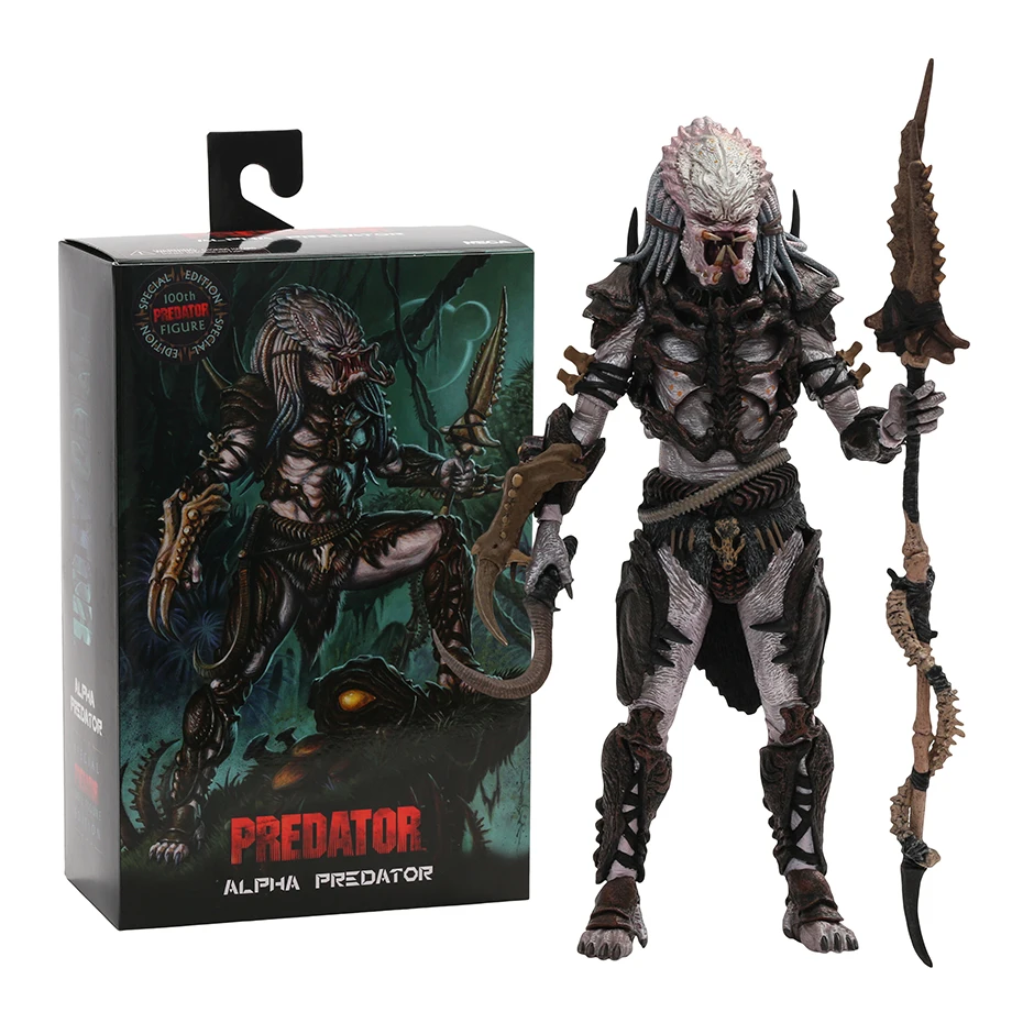 NECA Predator Ultimate Alpha Predator 100th Edition Joints Moveable Action Figure Toy