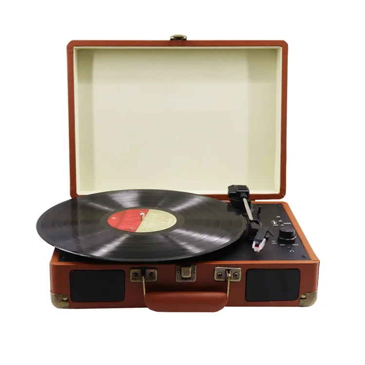 Портативный многофункциональный граммофон 7 дюймов 10 12