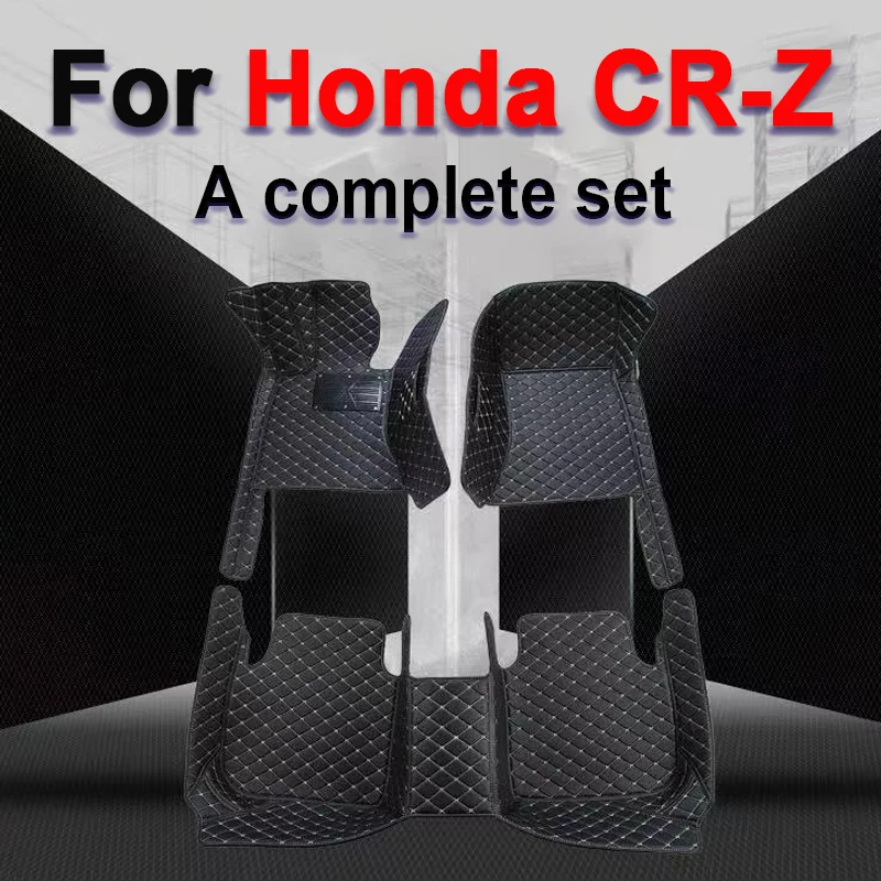 

Car Floor Mats For Honda CR-Z CRZ ZF1 ZF2 2010~2016 Mat Auto Foot Pads Luxury Leather Carpet Rug Interior Parts Car Accessories
