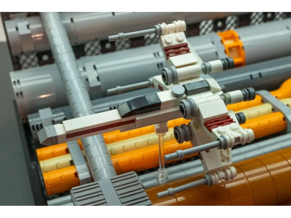 Moc Death Star Maze Run Диорама Совместимость 75375 Сокол Космический корабль Строительные