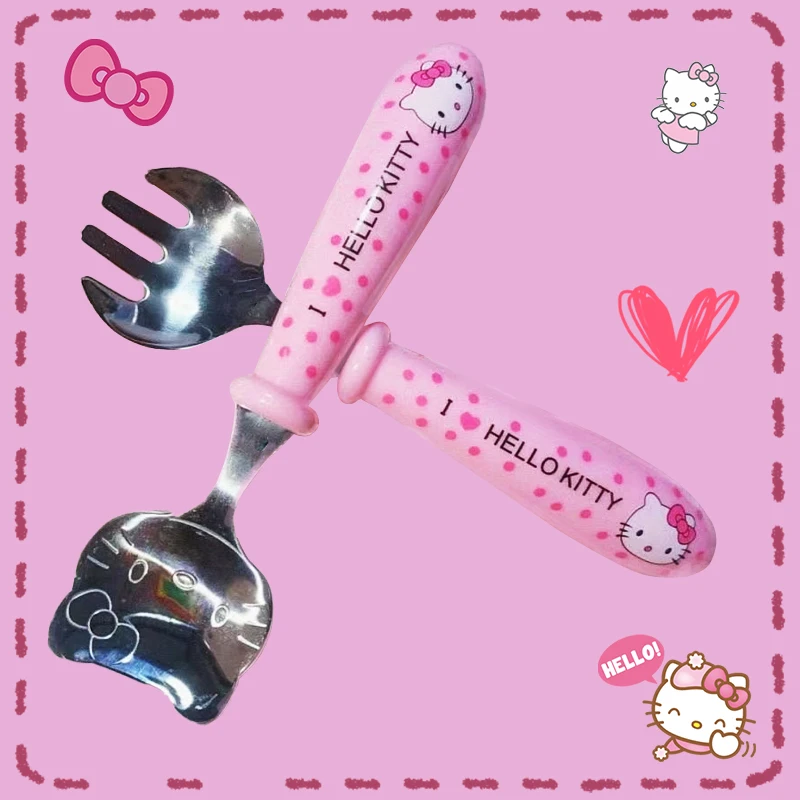 Kawaii Anime Pink Dinnerware Portable Cute Soup Salad Tools 
