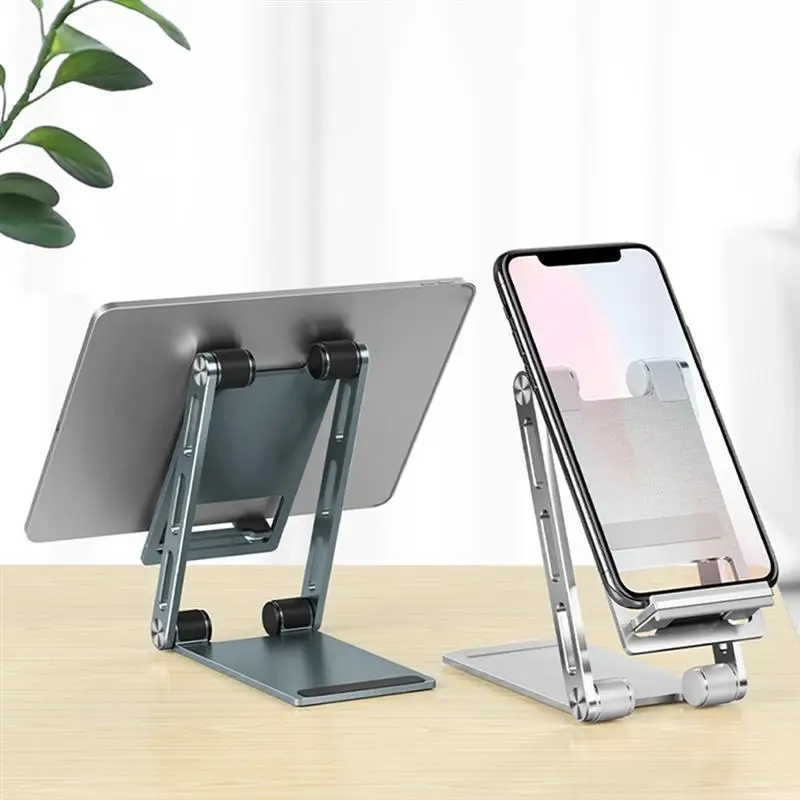

Aluminum Alloy Phone Holder Multifunctional Phone Stand Adjustable Tablet Rack
