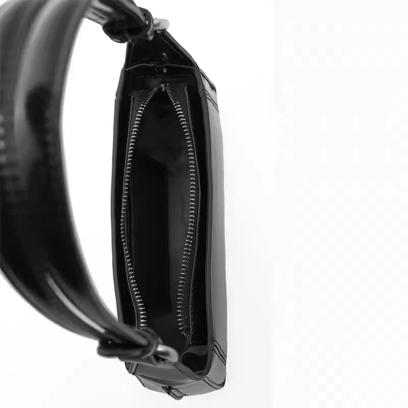 Black Designer Bags for Women Handbag and Purses Fashion Brands Quilted Shoulder Bag Luxury Armpit Bag Ladies Square Tote Clutch