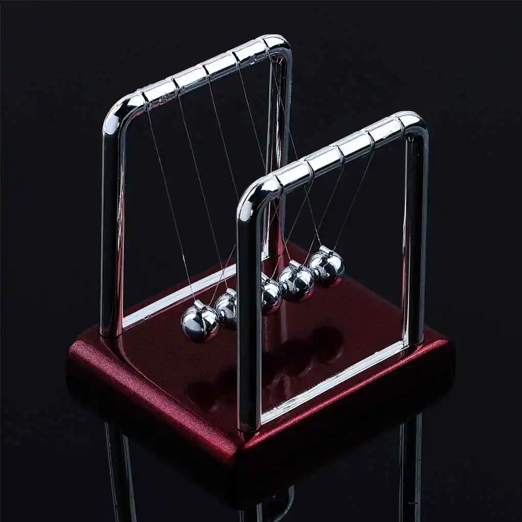 

Newton’s Cradle Steel Balance Balls Desk Physics Science Pendulum Desk Toy