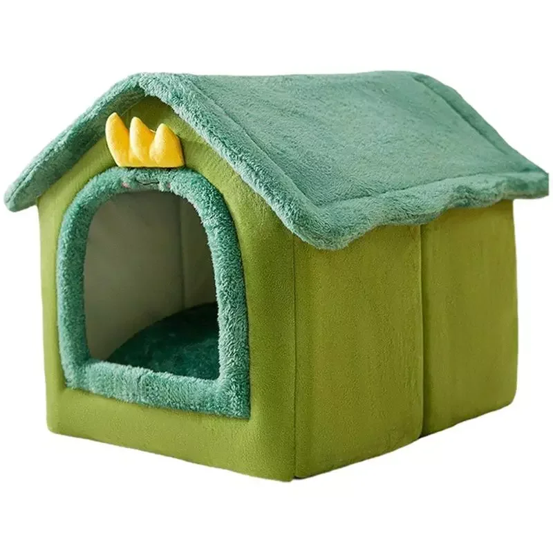 

Warm Comfort Bed Cats House Dog Bed Cozy Kitten Lounger Cushion House Tent Soft Dog Mat Bag Soft Cushion