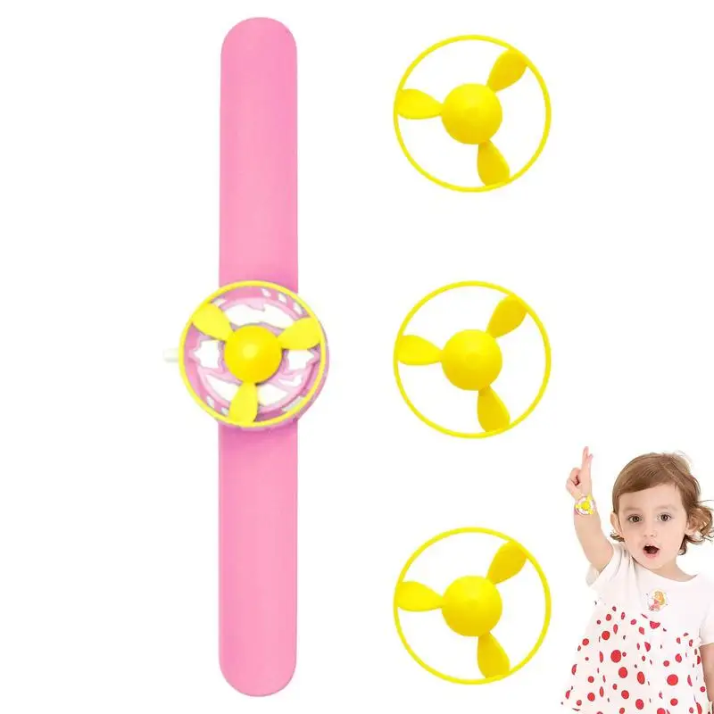 

Novelty Rocket Flyer Toy Interesting Flying Saucer Bracelet Toys For Boys And Girls Flying Toys Disc Shooters For Children Aged