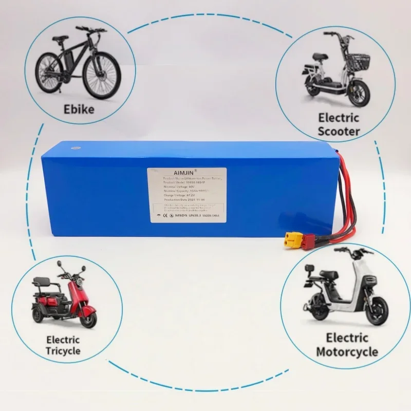 Литий-ионный аккумулятор AIMJIN 60 В 15 Ач 16s4p