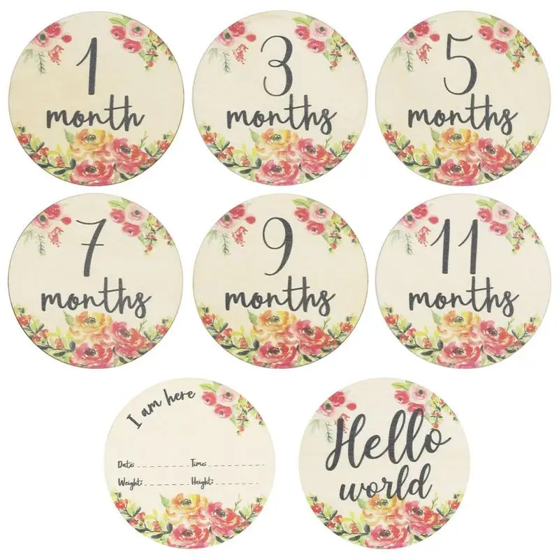 

Baby Milestone Cards Baby Monthly Milestone Cards Sign Newborn Photography Prop Pregnancy Journey Birth Announcement Sign Baby